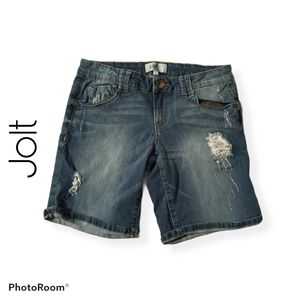 Jolt Capri Jean Shorts